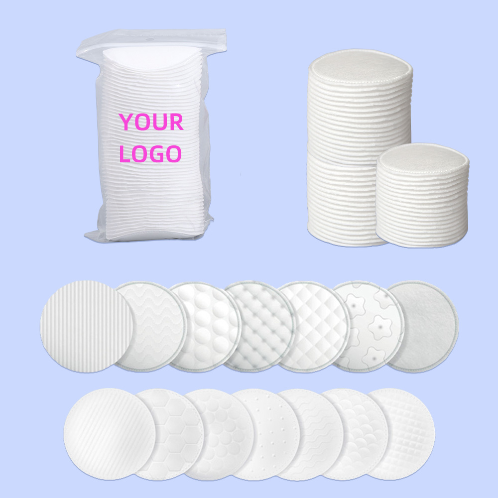Hypoallergenic Lint-Free 100% Pure Cotton Pads Face Nail Makeup Remover Pads cotton rounds