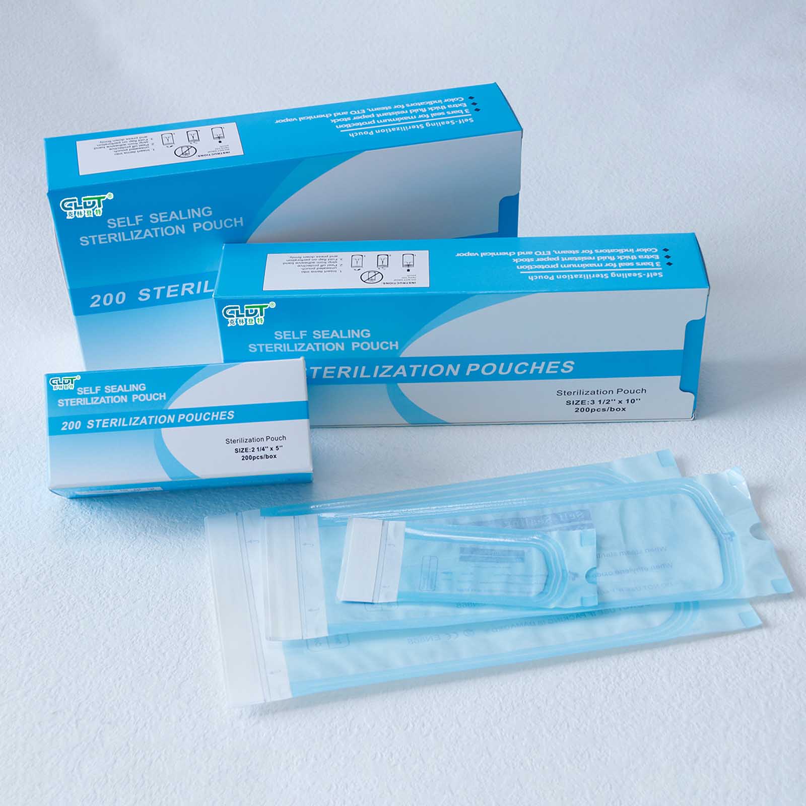 Medical sterilization pouches
